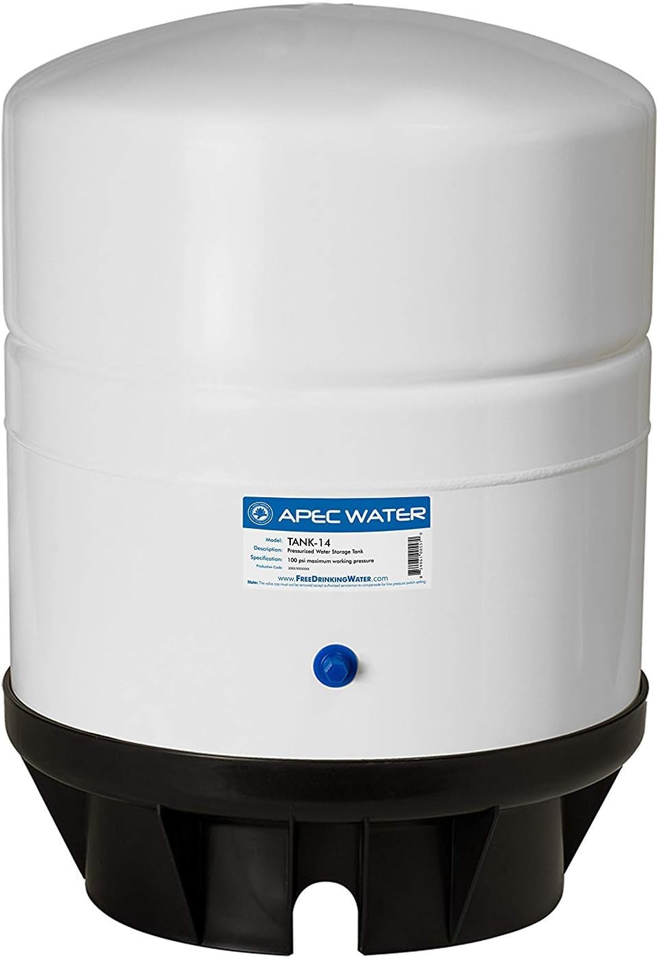 APEC WATER TANK-14 14 Gallon Pre-pressurized Reverse Osmosis Water Storage Tank