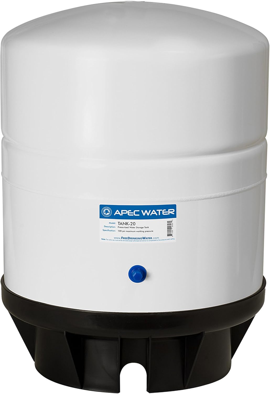 APEC WATER TANK-20 20 Gallon Pre-pressurized Reverse Osmosis Water Storage Tank