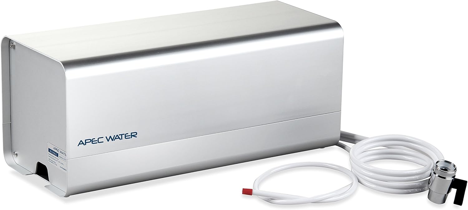 APEC Water Systems RO-CTOP-PHc Alkaline Mineral Portable Countertop Reverse Osmosis Water Filter System pH+ with Case