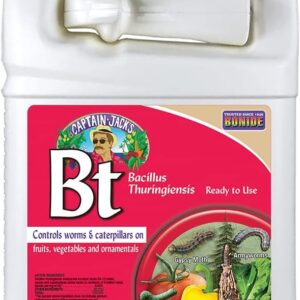 Bonide Captain Jack’s Thuricide BT, 128 oz Ready-to-Use with Sprayer, Kills Worms and Caterpillars in Home Garden, For Organic Gardening