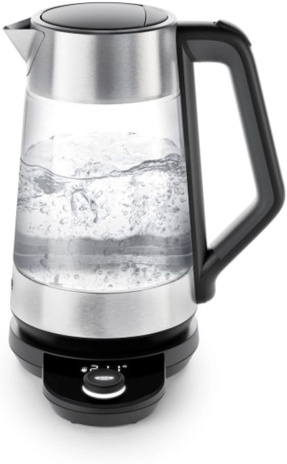 OXO 8716900 Brew Adjustable Temperature Kettle, Electric, Clear