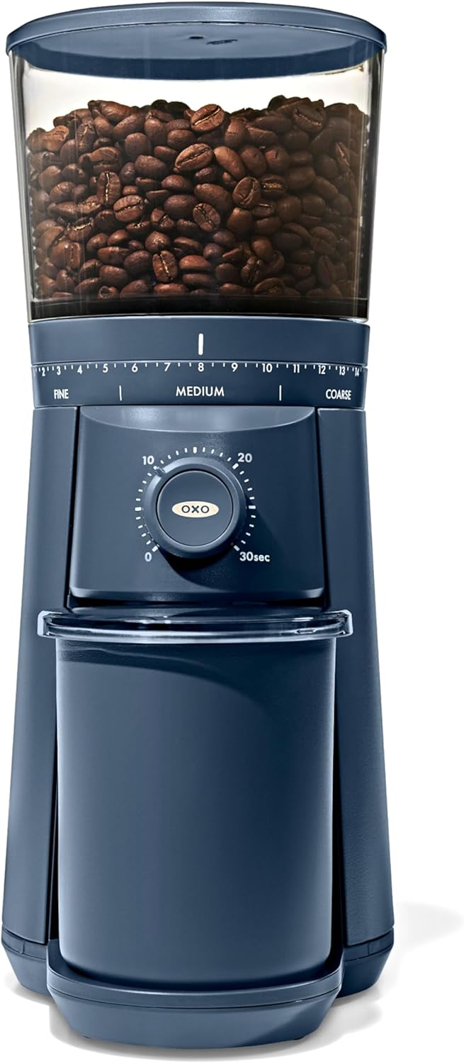 OXO 8726200 Brew Conical Burr Coffee Grinder — Storm Blue