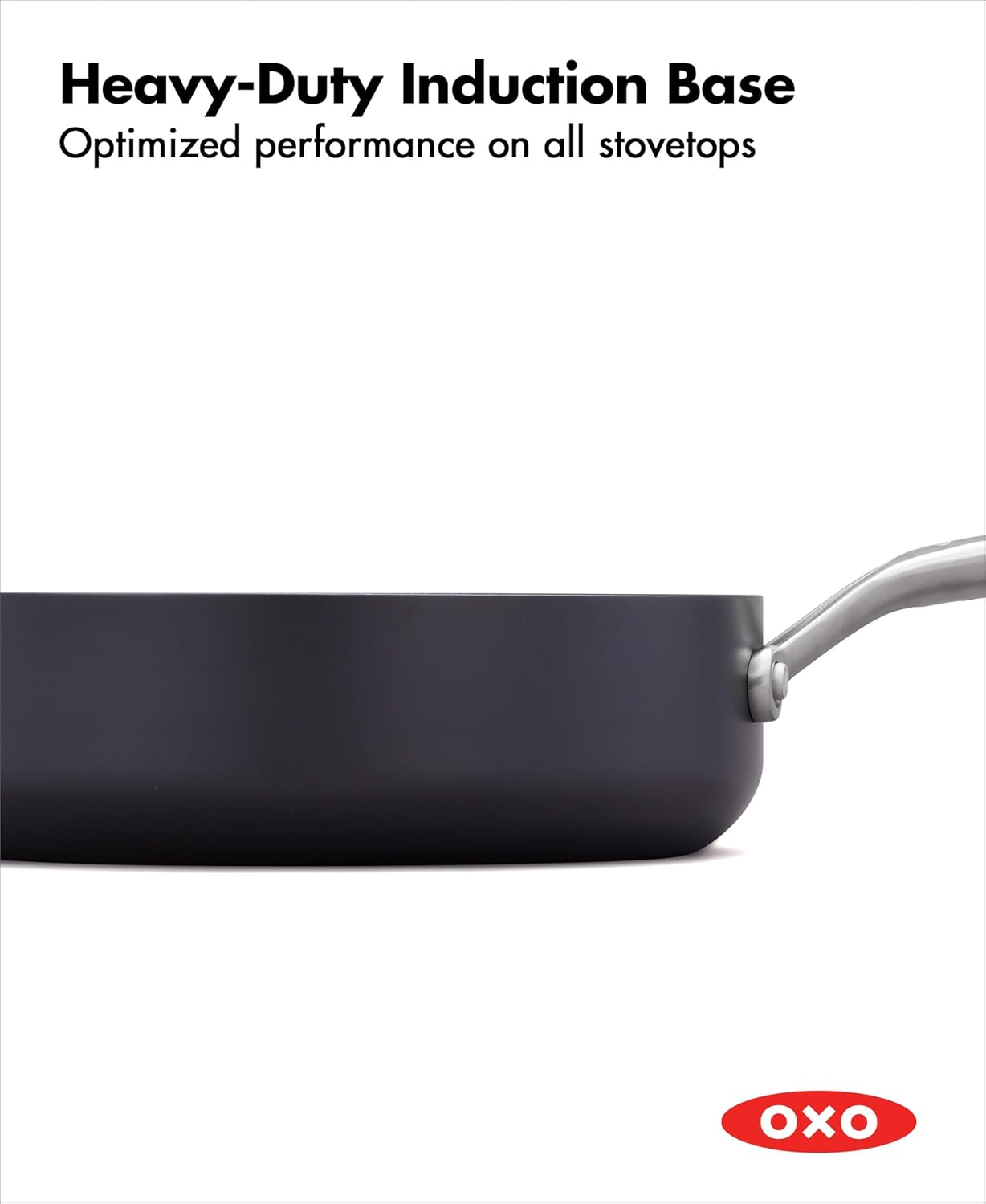 OXO CC004748-001 Professional 10 Piece Cookware Pots and Pans Set, Hard Anodized Ceramic Nonstick PFAS-Free, Black - Image 9