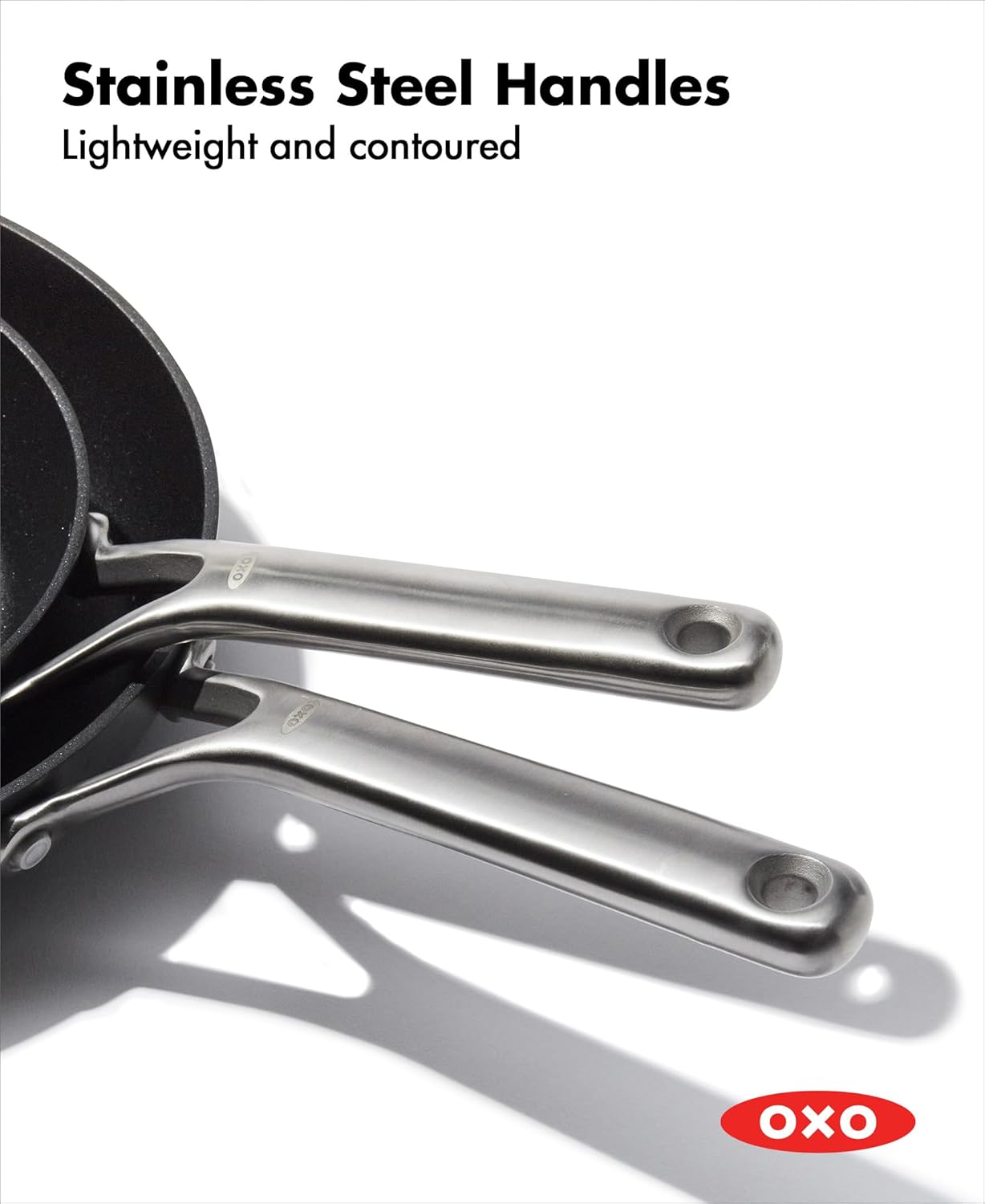 OXO CC004748-001 Professional 10 Piece Cookware Pots and Pans Set, Hard Anodized Ceramic Nonstick PFAS-Free, Black - Image 4