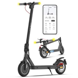 5th Wheel - V30PRO Foldable Electric Scooter w/ 20 mi Max Operating Range & 18 mph Max Speed - Black