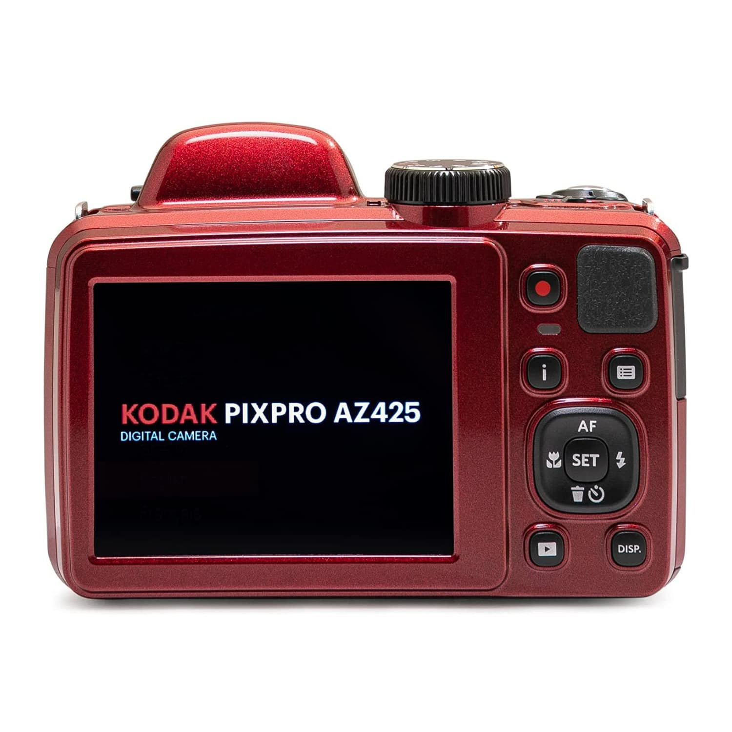 Kodak - PIXPRO AZ425-RD 20MP Digital Camera 42X Optical Zoom 24mm Wide Angle 1080P Full HD Video Optical Image Stabilizati - Red - Image 3