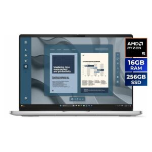 Dell - Pro 16" Laptop AMD Ryzen 5 220 AMD Radeon 740M Graphics 16GB RAM 256GB SSD - Windows 11 Pro - 4THRP - Magnetite
