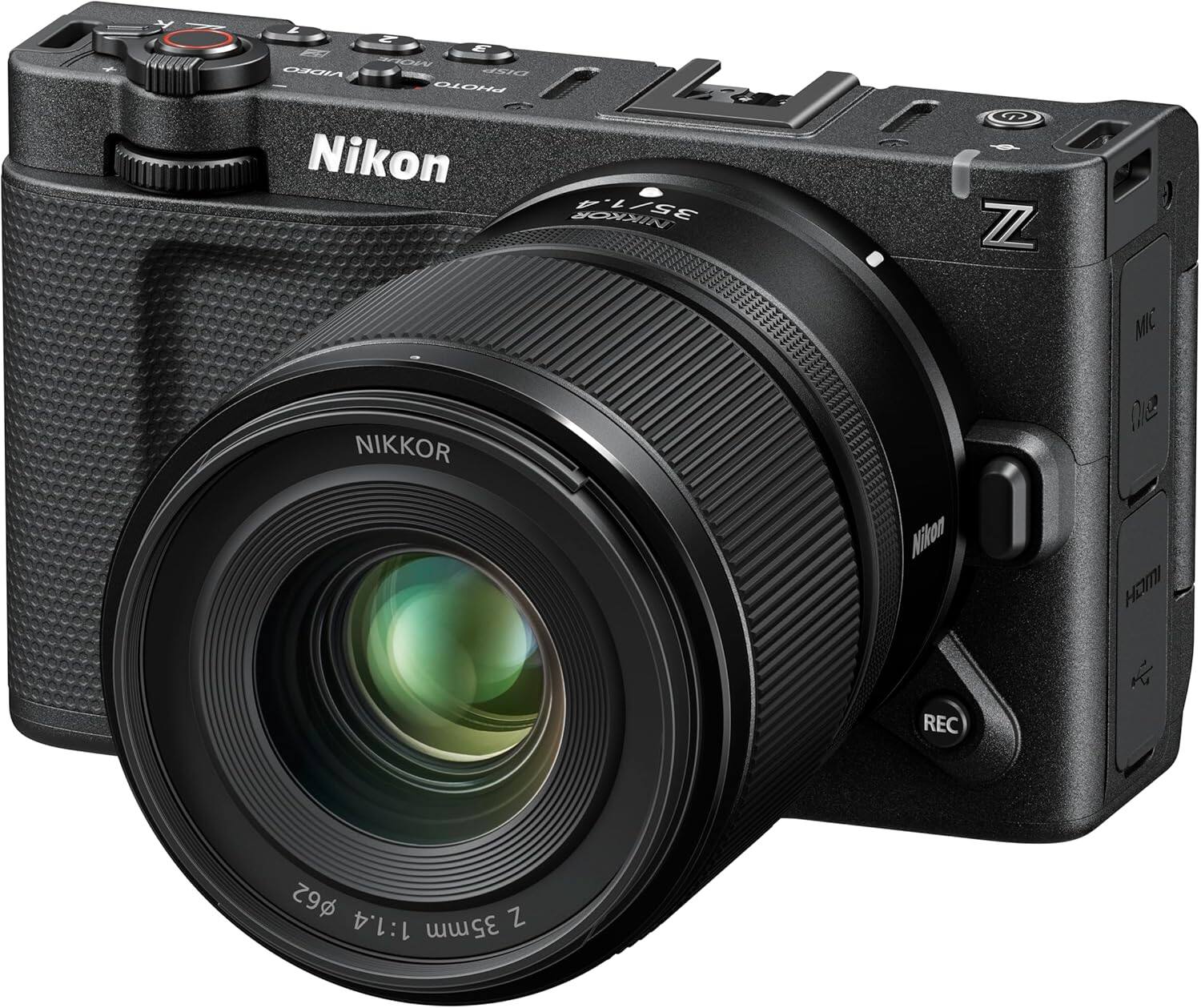 ZR Cinema Camera with 35mm f/1.4 Lens Kit and Advanced Accessories and Travel Bundle | 2042 | Nikon RED Z 6k Camera - Black - Image 2