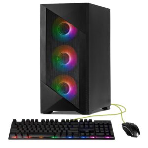 YEYIAN - Gaming PC Edge Intel i7 14700F NVIDIA RTX 5060 32GB DDR5 1TB SSD Windows 11 Home YPI-ED47F0C-5601U