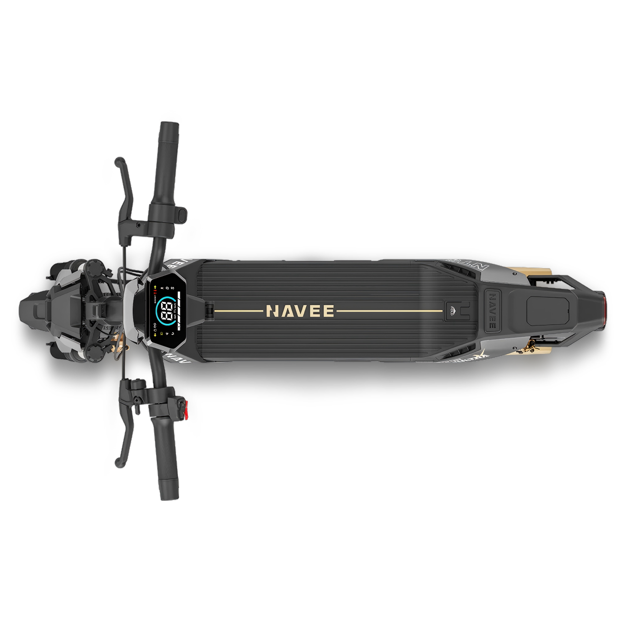 NAVEE - NT5 Ultra X Electric Scooter, 55.9 mi Max Range, 40 MPH Max Speed, Dual 800W Motors, Advanced Suspension, 10.5" Tires - Black - Image 3