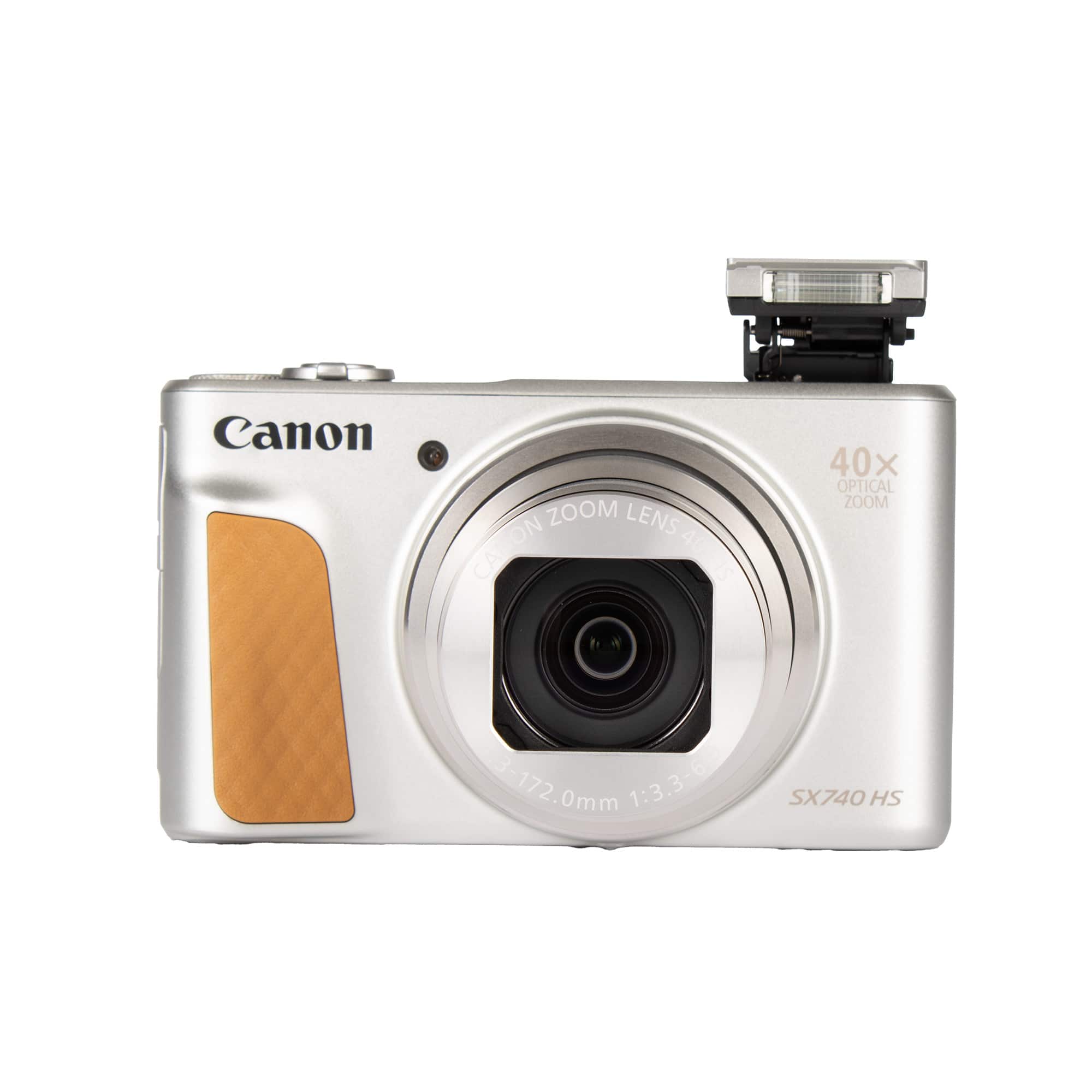 Canon - PowerShot SX740 HS Lite Edition Digital Camera (Silver) + 64GB Card + More - Image 4