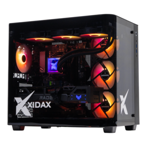 Xidax - X-6 Onami Gaming PC - AMD Ryzen 7 9800X3D, Radeon RX 9070XT 16GB, 32GB DDR5, 2TB NVMe, Window 11 Home - Black