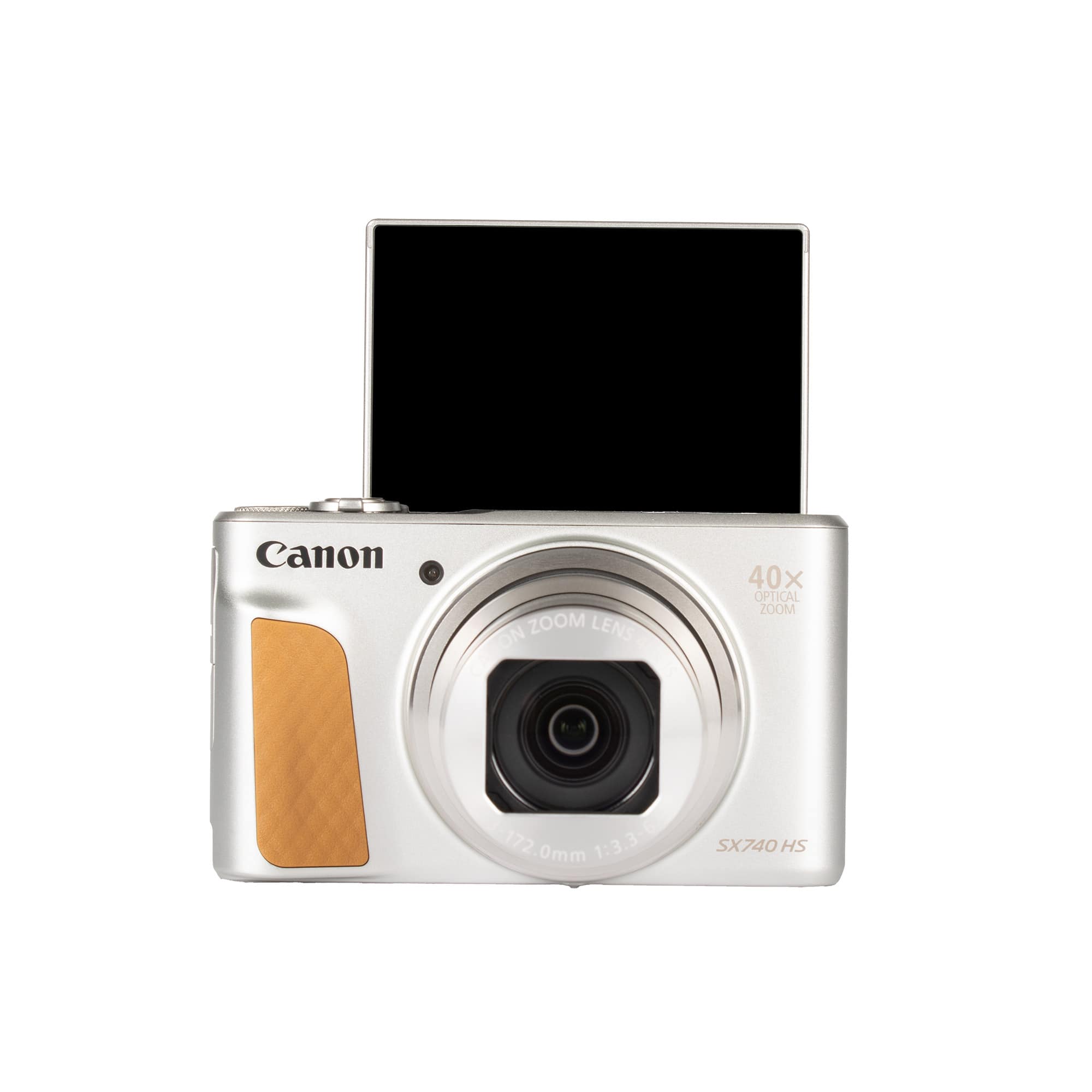 Canon - PowerShot SX740 HS Lite Edition Digital Camera (Silver) + 64GB Card + More - Image 2