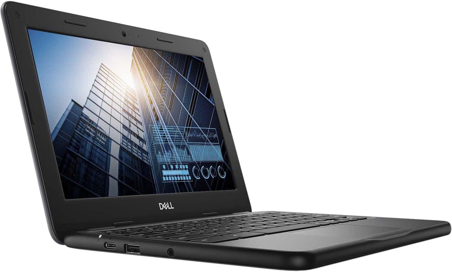 Dell - Refurbished Excellent - Chromebook 3100 11.6" Intel Celeron N4000 4GB RAM 32GB eMMC - Black