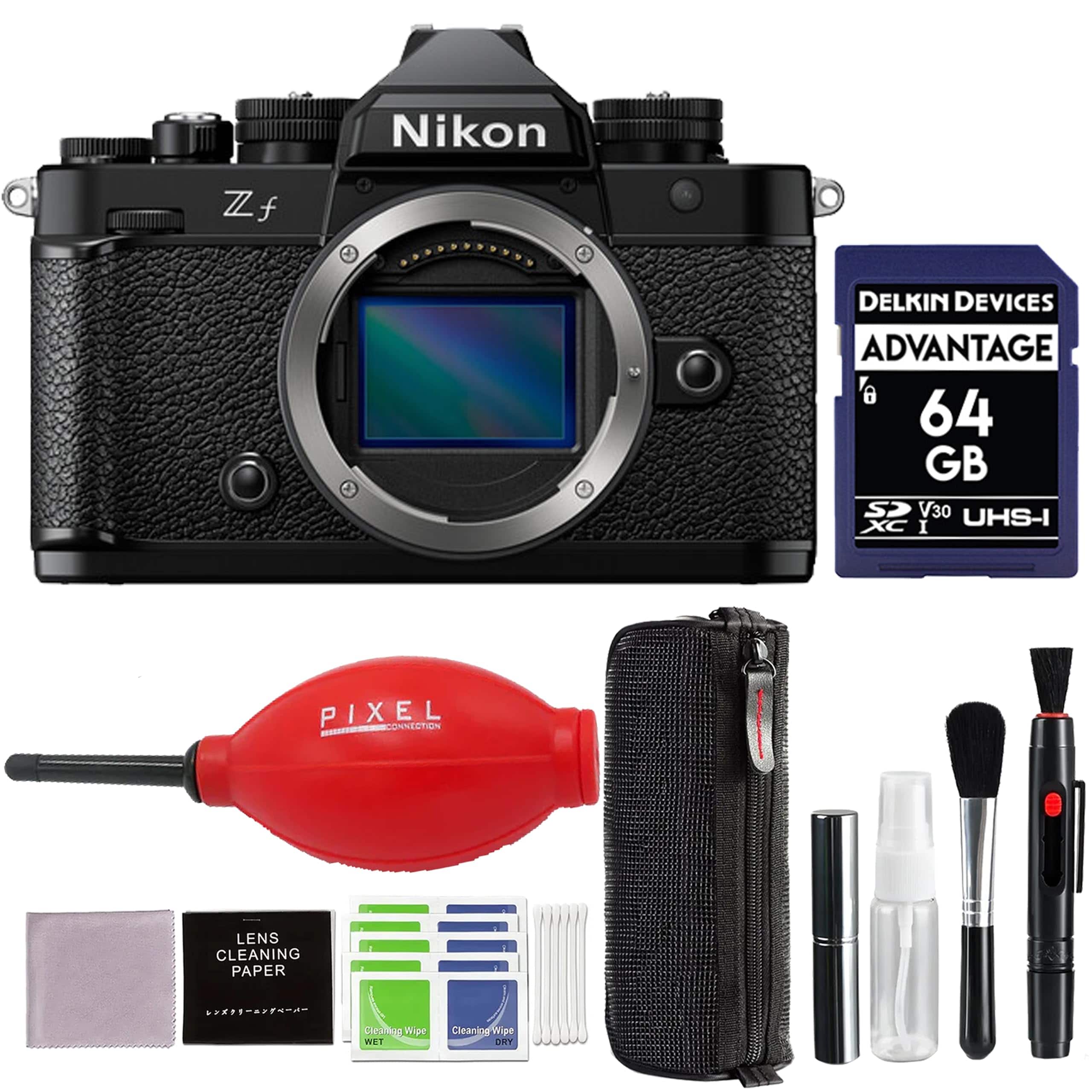 Zf Mirrorless Camera with Advanced Accessories and Travel Bundle | 1761 | nikon zf - Black