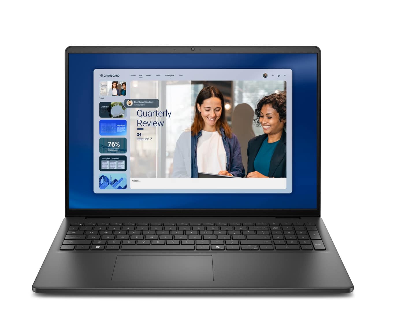 Dell - Refurbished Excellent - 16 16" WUXGA Touchscreen AMD Ryzen 7 250 3.3 GHz up to 5.1 GHz 32GB 2 TB SSD Windows 11 Home Laptop - Black
