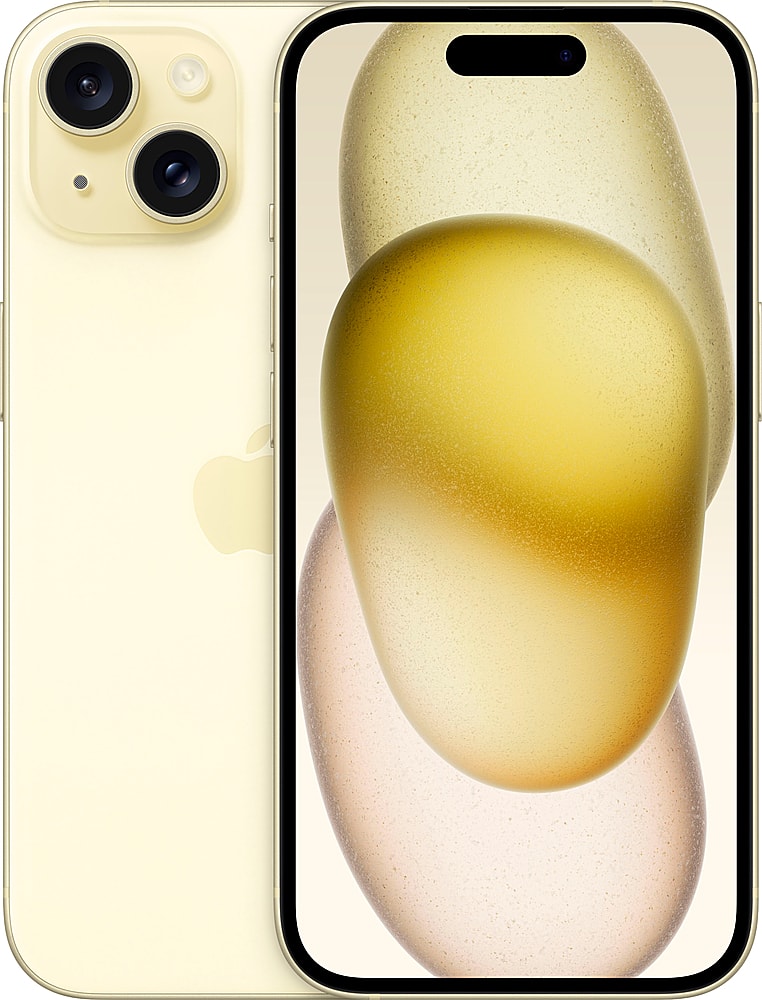 Apple - Refurbished Excellent - iPhone 15 128GB (Unlocked) - Yellow