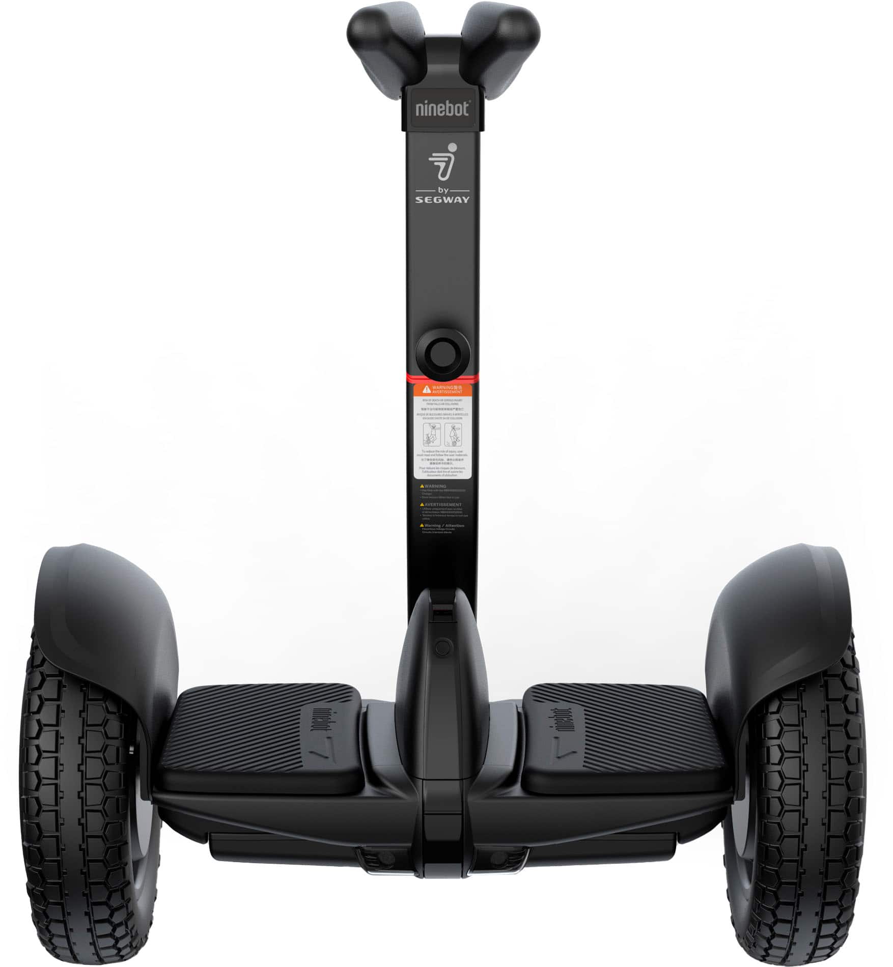 Segway - S2 Ninebot Self- Balancing Scooter w/21.7 mi Max Operating Range & 11.2 mph Max Speed - Black - Image 5