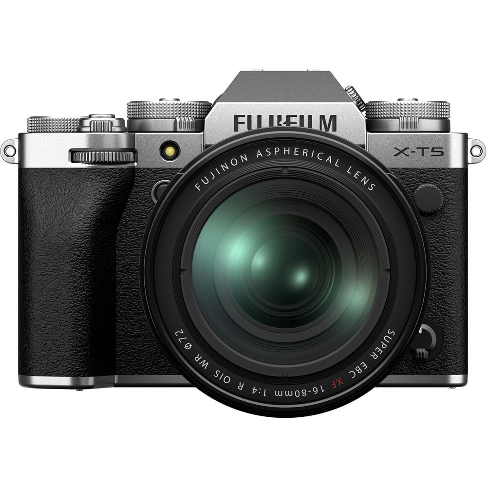Fujifilm - X-T5 Mirrorless Digital Camera with XF16-80mm Lens Kit Bundle - Silver - Image 2