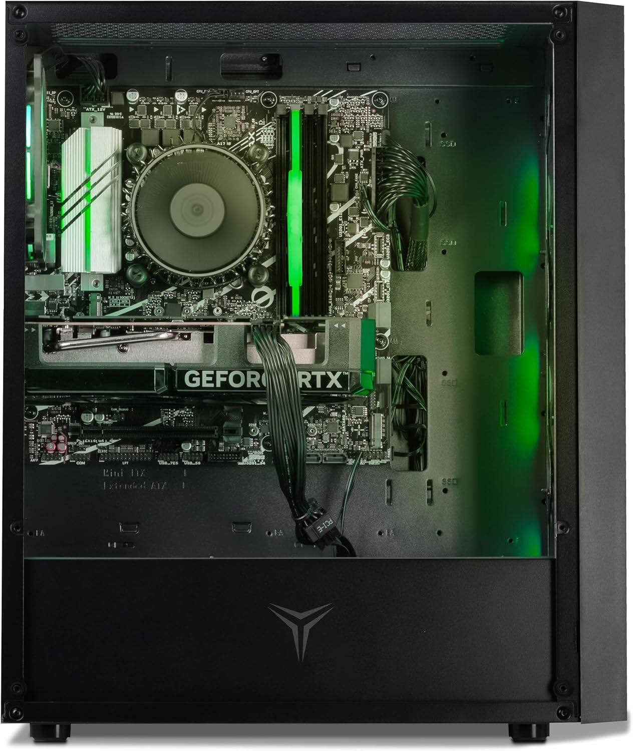 YEYIAN - Gaming PC. AMD Ryzen 5 8400F, NVIDIA RTX 5060, 1 TB NVMe, 16GB DDR5, 650W, W11. Model YPA-YU84F0B-5601U - Black - Image 3
