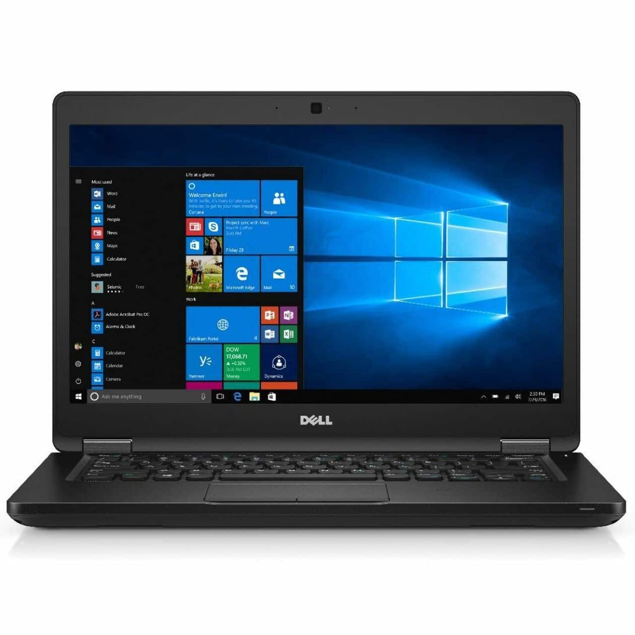 Dell - Refurbished Excellent - Latitude 5490 14" Laptop Intel Core i5-8350U 8GB Ram 256GB SSD Windows 11 Pro - Black