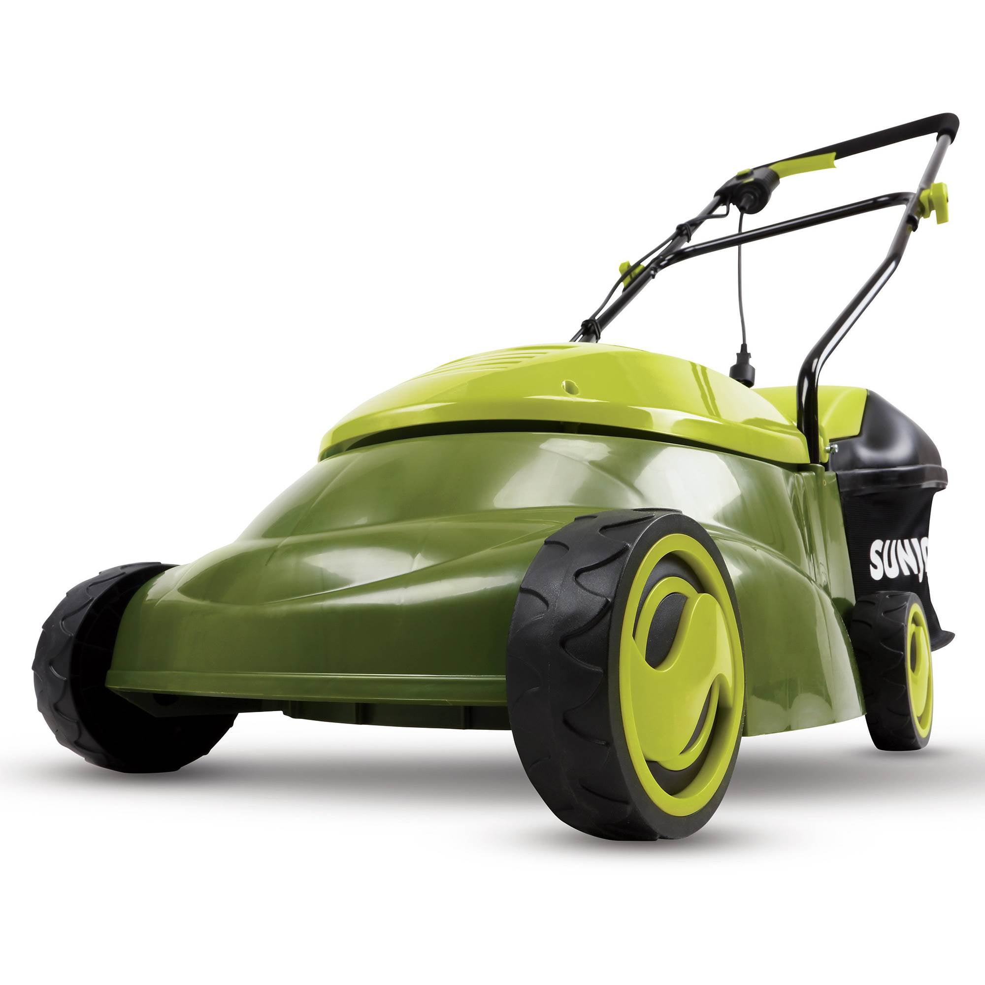Sun Joe Push Lawn Mower and Mulcher, 17" Electric Walk Behind Grass Cutter, SUJ-MJ403E - Image 8