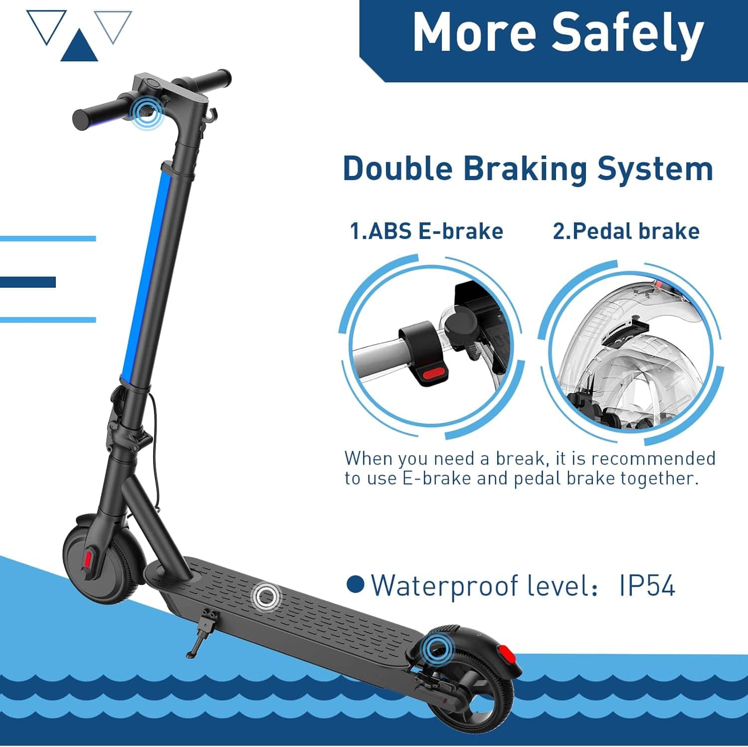 HiBoy - S2 Lite Electric Scooter - 6.5" Solid Tires - Up to 10.6 Miles Long-Range & 13 MPH - Pink - Image 4