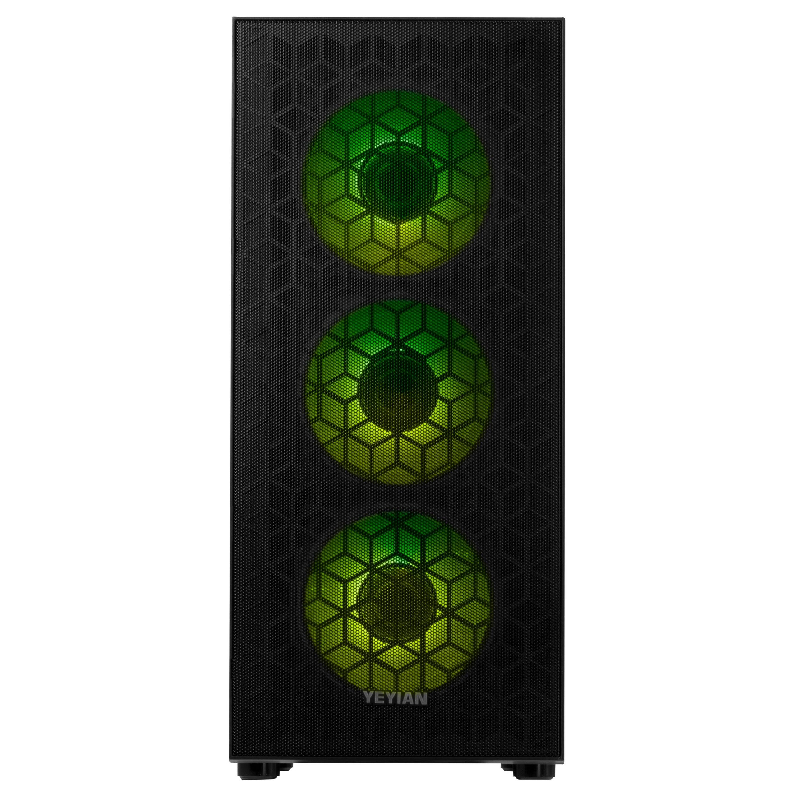 YEYIAN - Gaming PC. Ryzen 5 8400F, NVIDIA RTX 5050, 1TB NVMe, 16GB DDR5, 650W 80+ GOLD, W11. YPA-YU84F0B-5501U - Black - Image 2