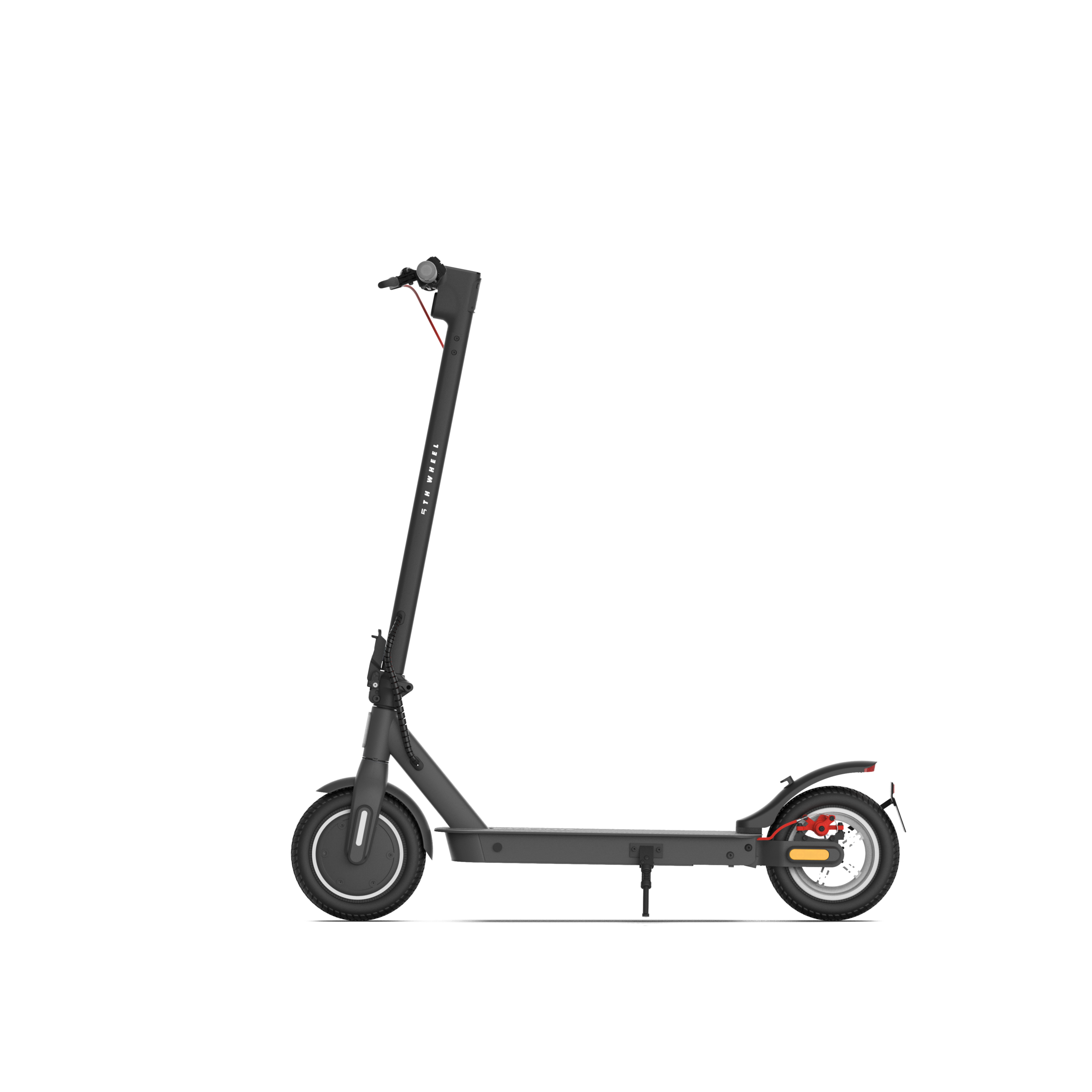 5th Wheel - V30PRO Foldable Electric Scooter w/ 20 mi Max Operating Range & 18 mph Max Speed - Black - Image 3