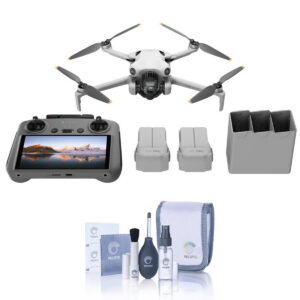 DJI Mini 4 Pro 4K Video Resolution Aerial Drone with 2 Remote Control