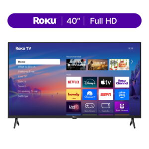 Roku Smart TV 2025 – 40-Inch Select Series, 1080p Full HD TV – Roku TV with Voice Remote