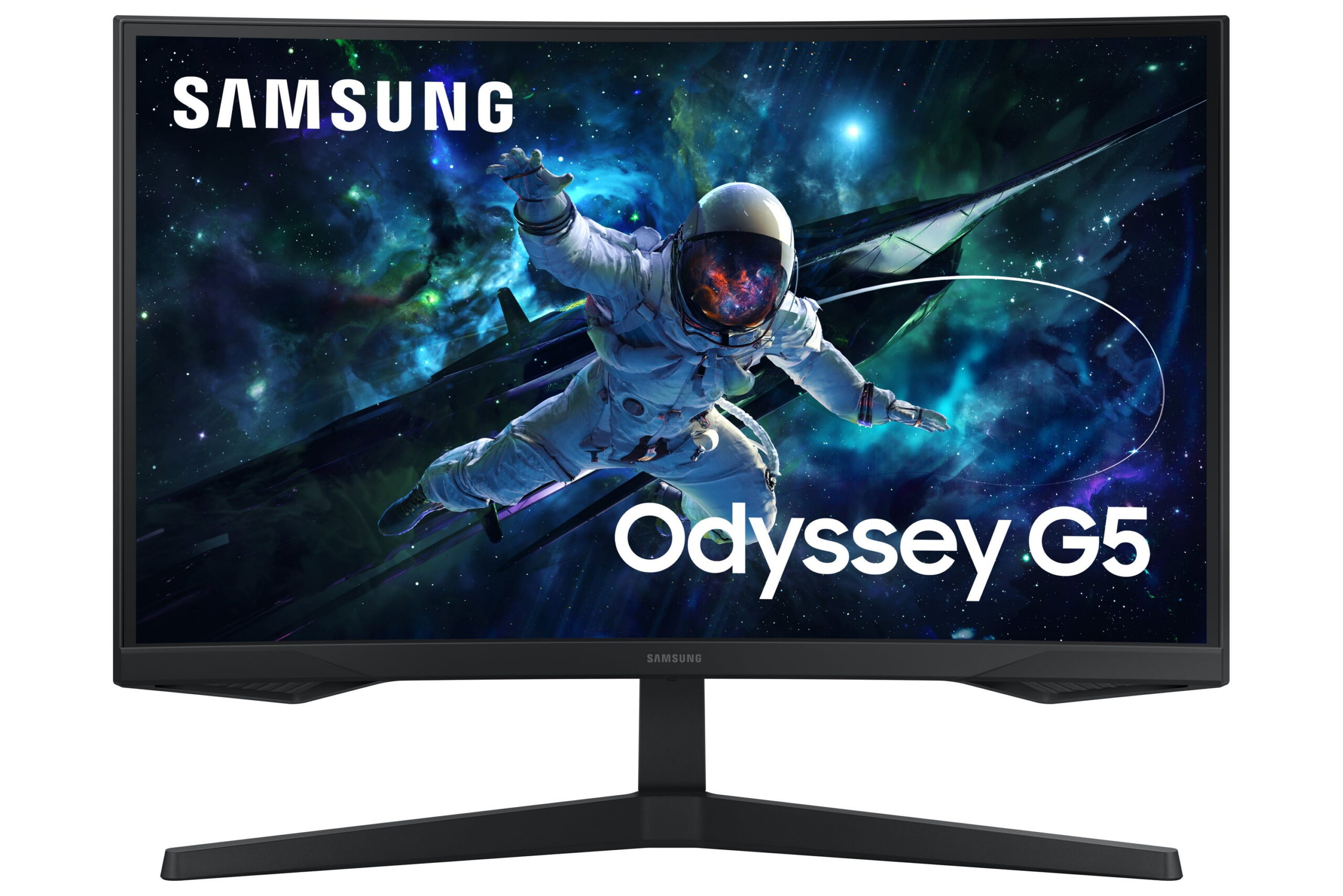 Samsung Odyssey G5 S32CG550EN 32" Class WQHD Curved Screen Gaming LCD Monitor, 16:9, Black