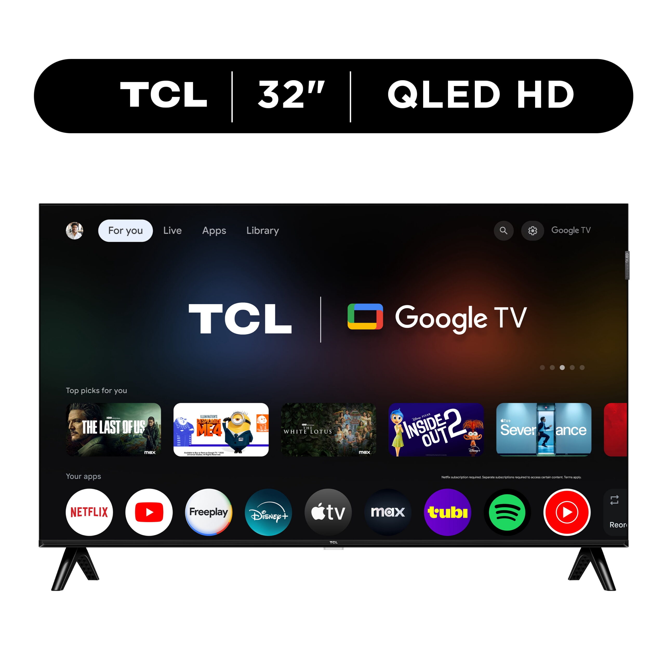 TCL 32Q2K 32 inch Class Q2K Series 1080P FHD QLED Smart TV