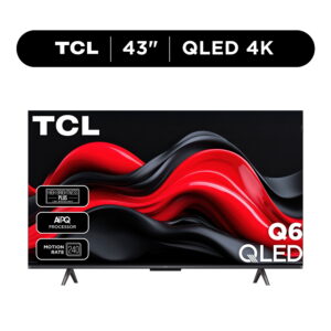 TCL 43” Class Q6 QLED 4K UHD HDR Smart Google TV (NEW 2024) - 43Q651G