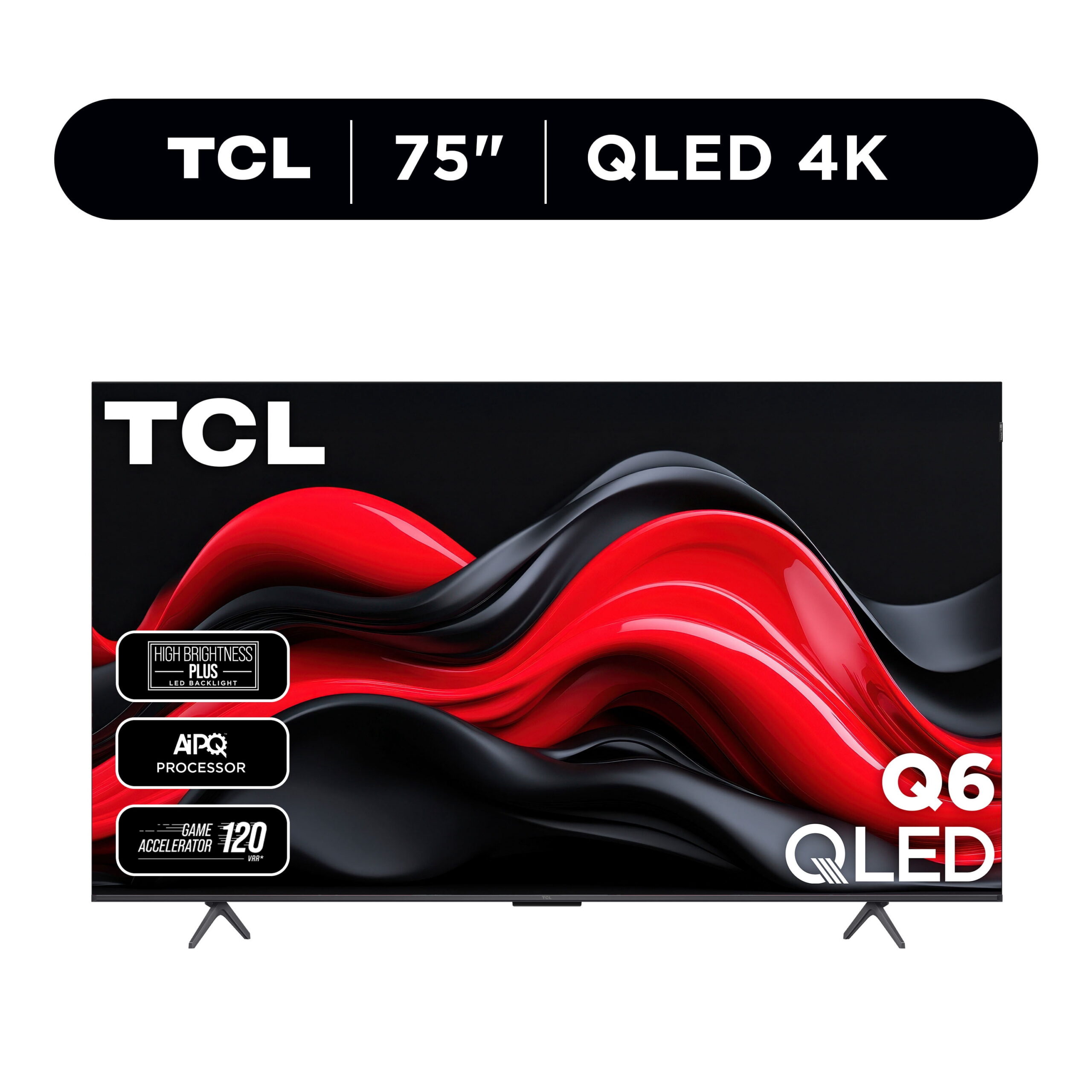 TCL 75Q651G 75” Class Q6 QLED TV 75Q651G 4K UHD HDR Smart Google