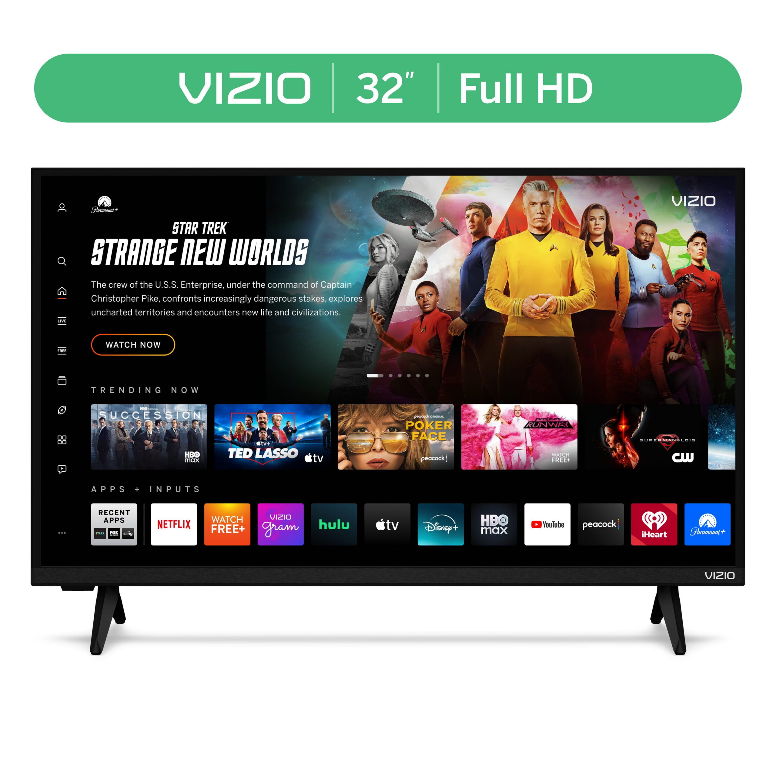 VIZIO 32” Class Full HD 1080p LED Smart TV (VFD32M-08)
