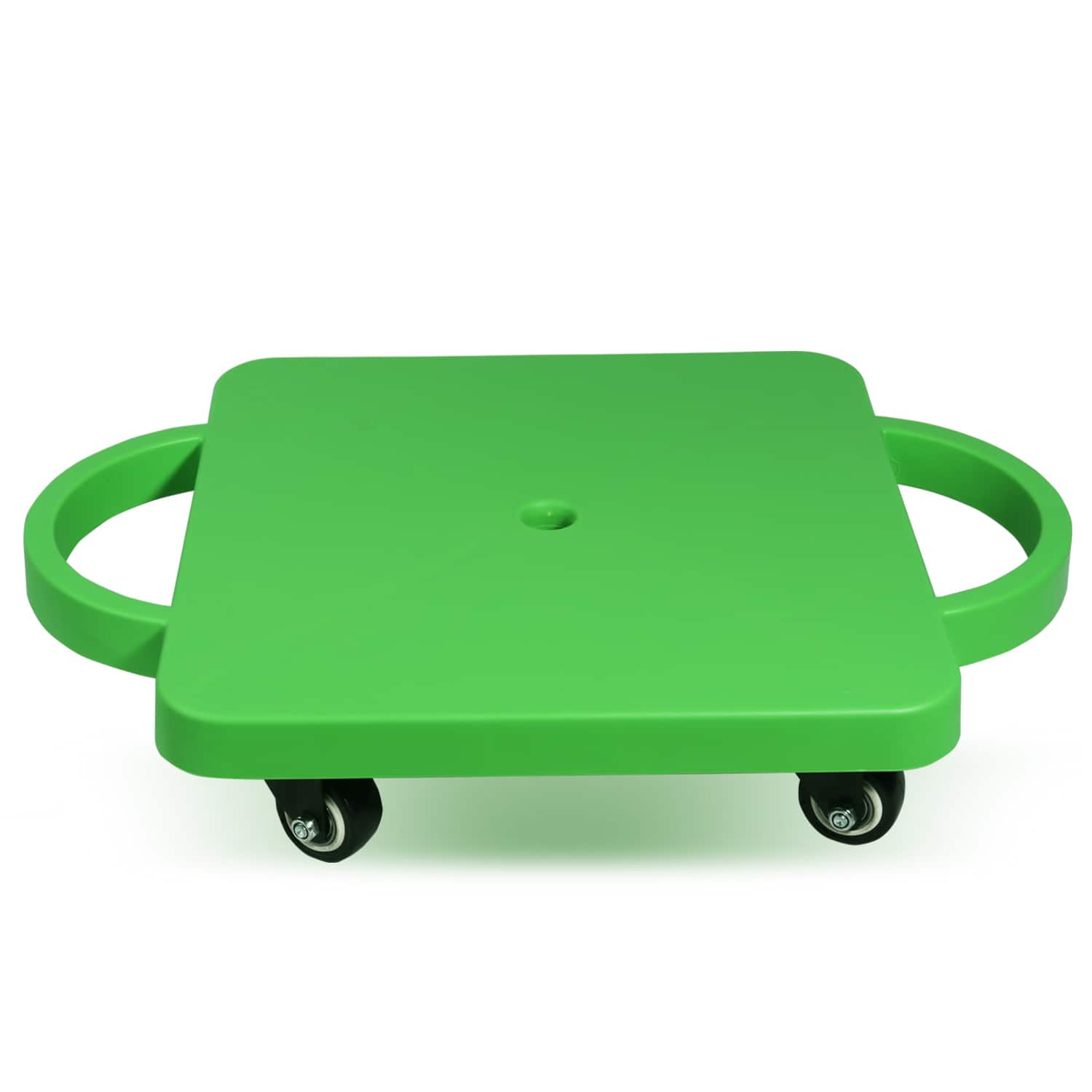 GSE Games & Sports Expert - Floor Scooter Board with Handles, Sitting Scooter for Kids Indoor Play, Fun Scoot Board - Green
