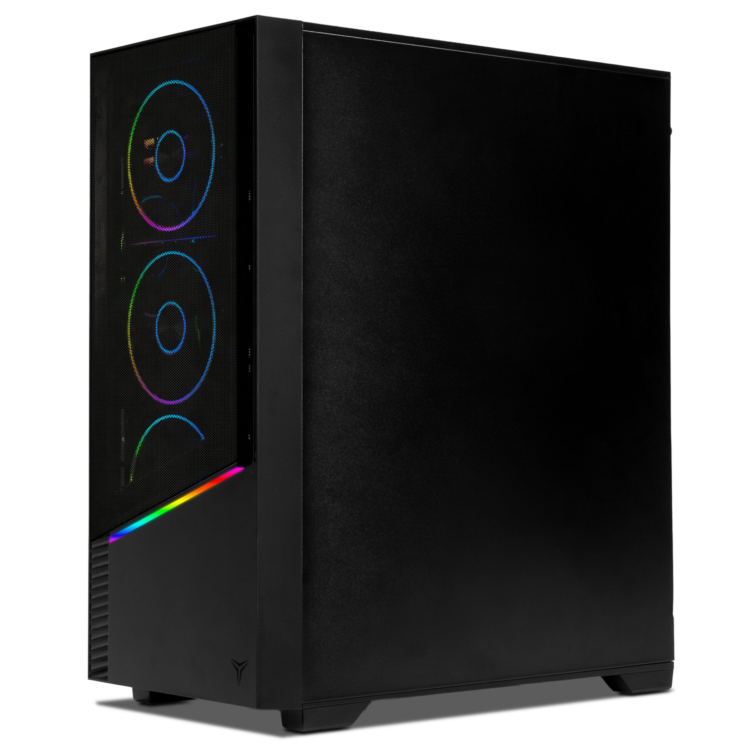 YEYIAN - Gaming PC. AMD Ryzen 7 8700F, NVIDIA RTX 5070, 240mm AIO, 2 TB NVMe, 32GB RAM, 750W. YPA-EL870FC-5701U - Black - Image 4
