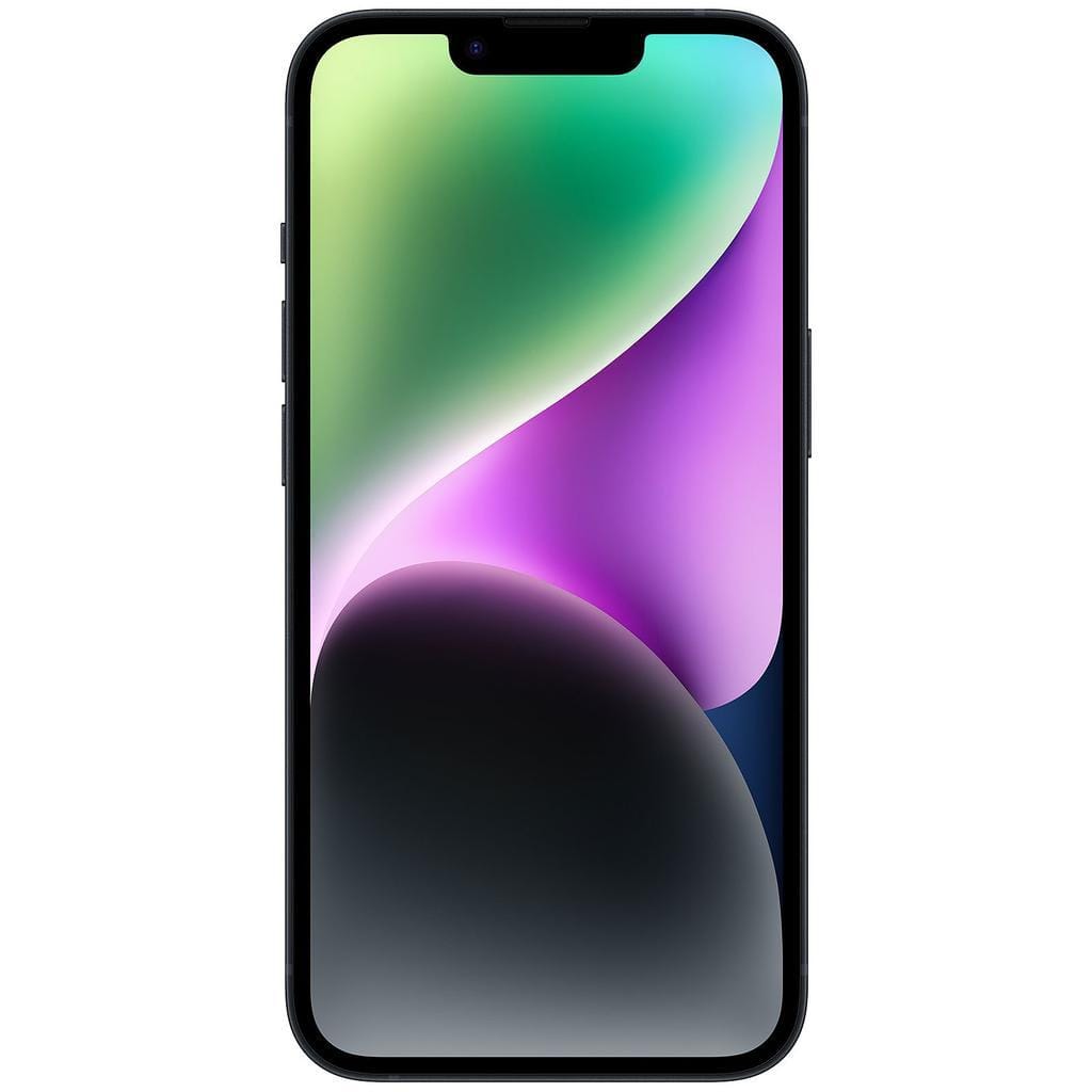 Apple - Refurbished Excellent - iPhone 14 A2649 (Fully Unlocked) 128GB w/ Pre-Installed Tempered Glass - Midnight