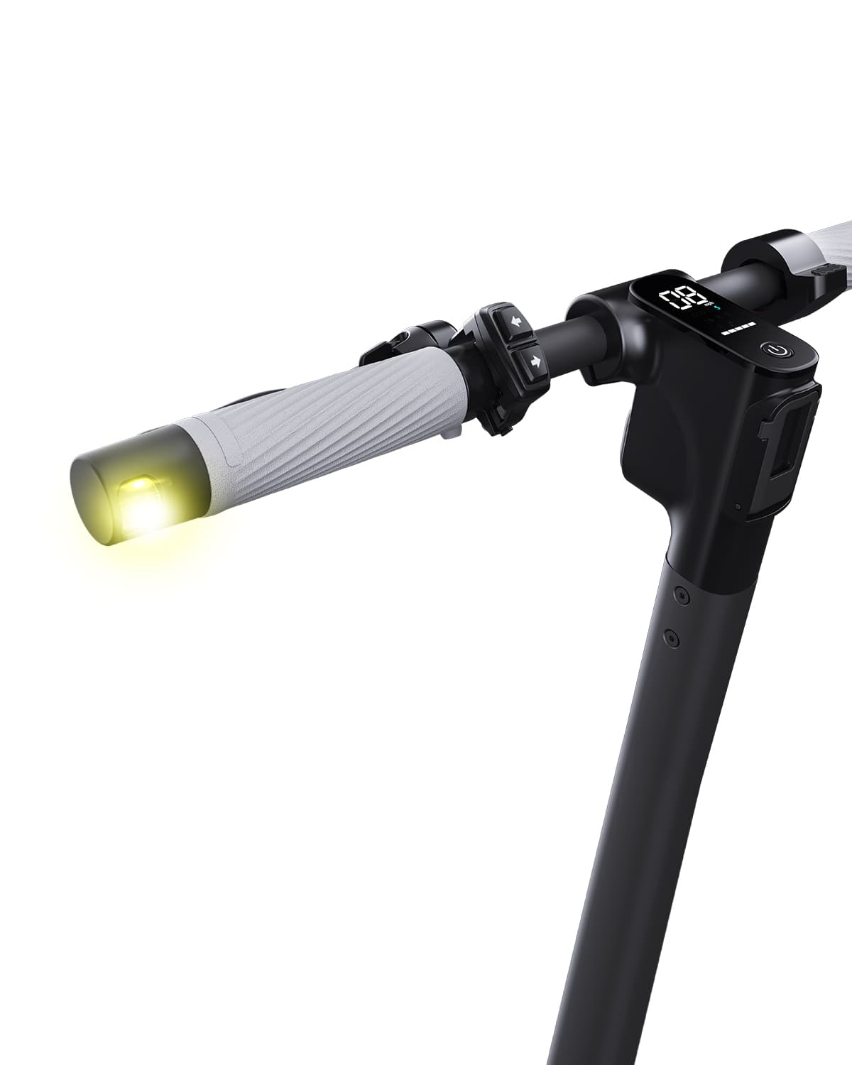 5th Wheel - V30PRO Foldable Electric Scooter w/ 20 mi Max Operating Range & 18 mph Max Speed - Black - Image 4