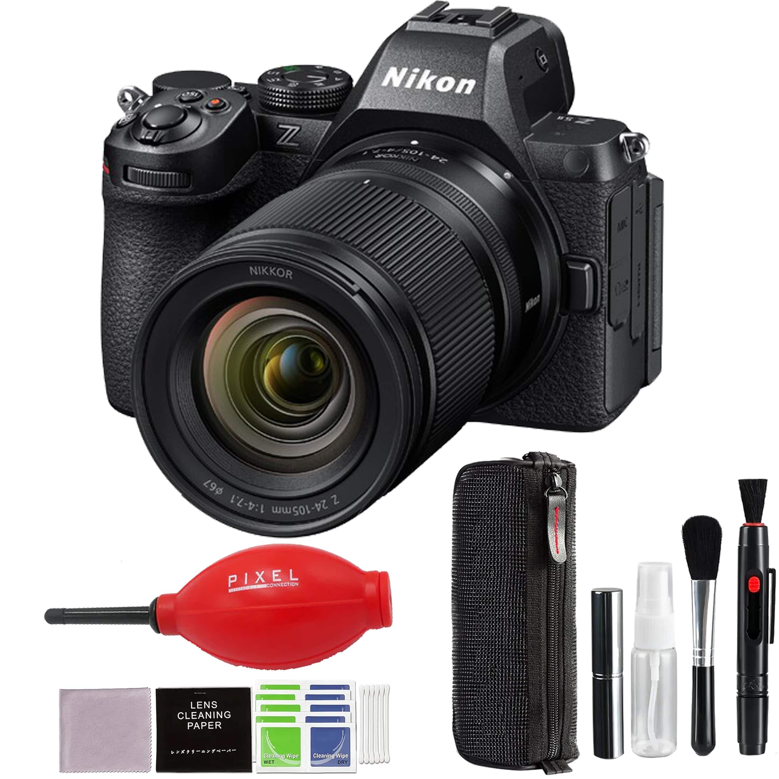 Z5 II Mirrorless Camera w/ 24-105mm f/4-7.1 Lens & Advanced Accessories Bundle | 2020 | nikon z5 II 24-105mm f/4 - Black
