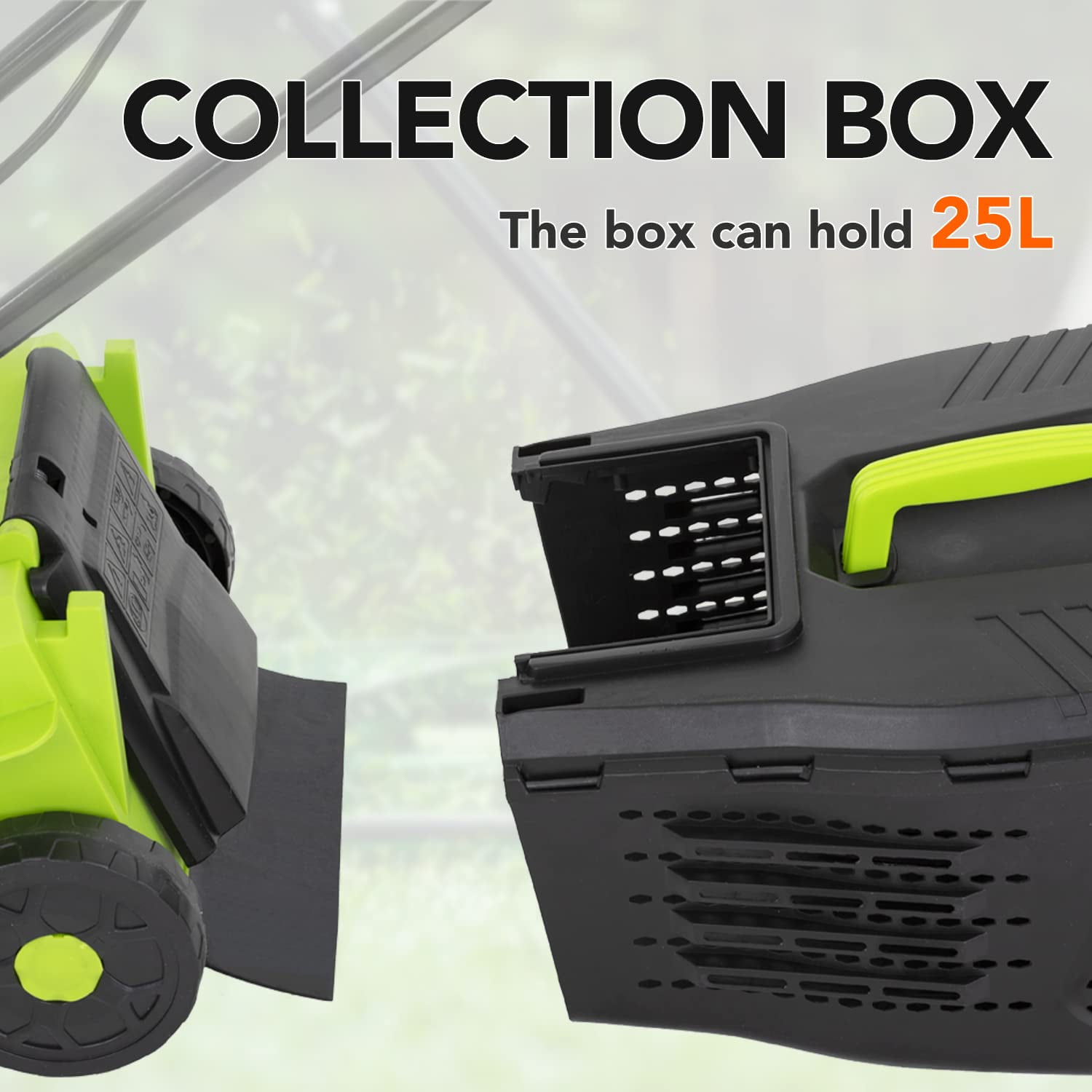 Dkeli 13 Electric Lawn Mower 12 Amp Adjustable Cutting Height Corded Push Grass Cutter - Image 4