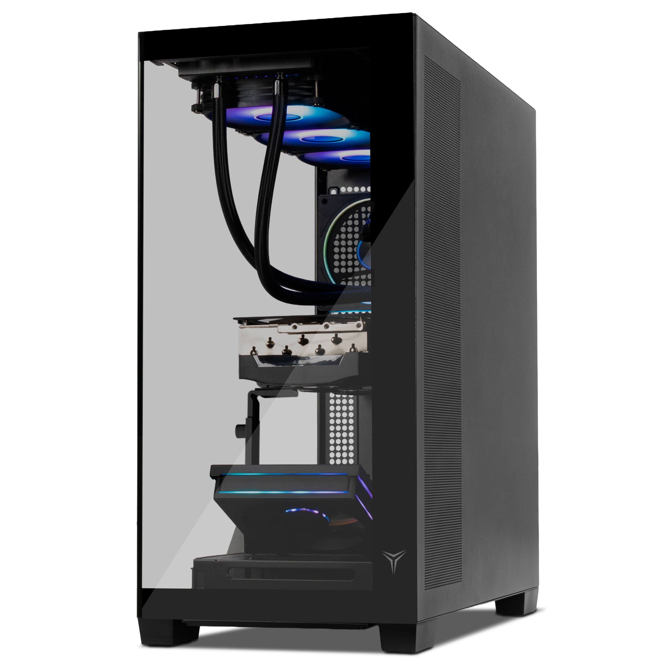 YEYIAN - Gaming PC. AMD Ryzen 7 7800X3D, NVIDIA RTX 5070, 360mm AIO, 2TB NVMe, 32GB RAM, 850W. Model YPA-AX780DC-5701U - Black - Image 5