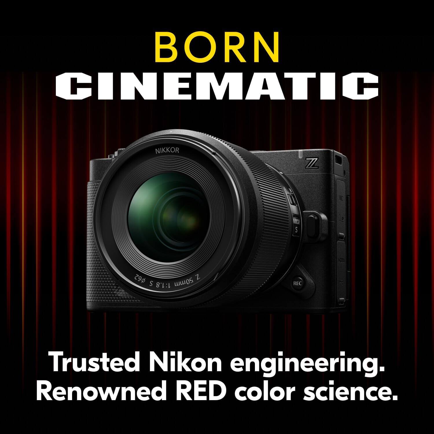 ZR Cinema Camera with 35mm f/1.4 Lens Kit and Advanced Accessories and Travel Bundle | 2042 | Nikon RED Z 6k Camera - Black - Image 4
