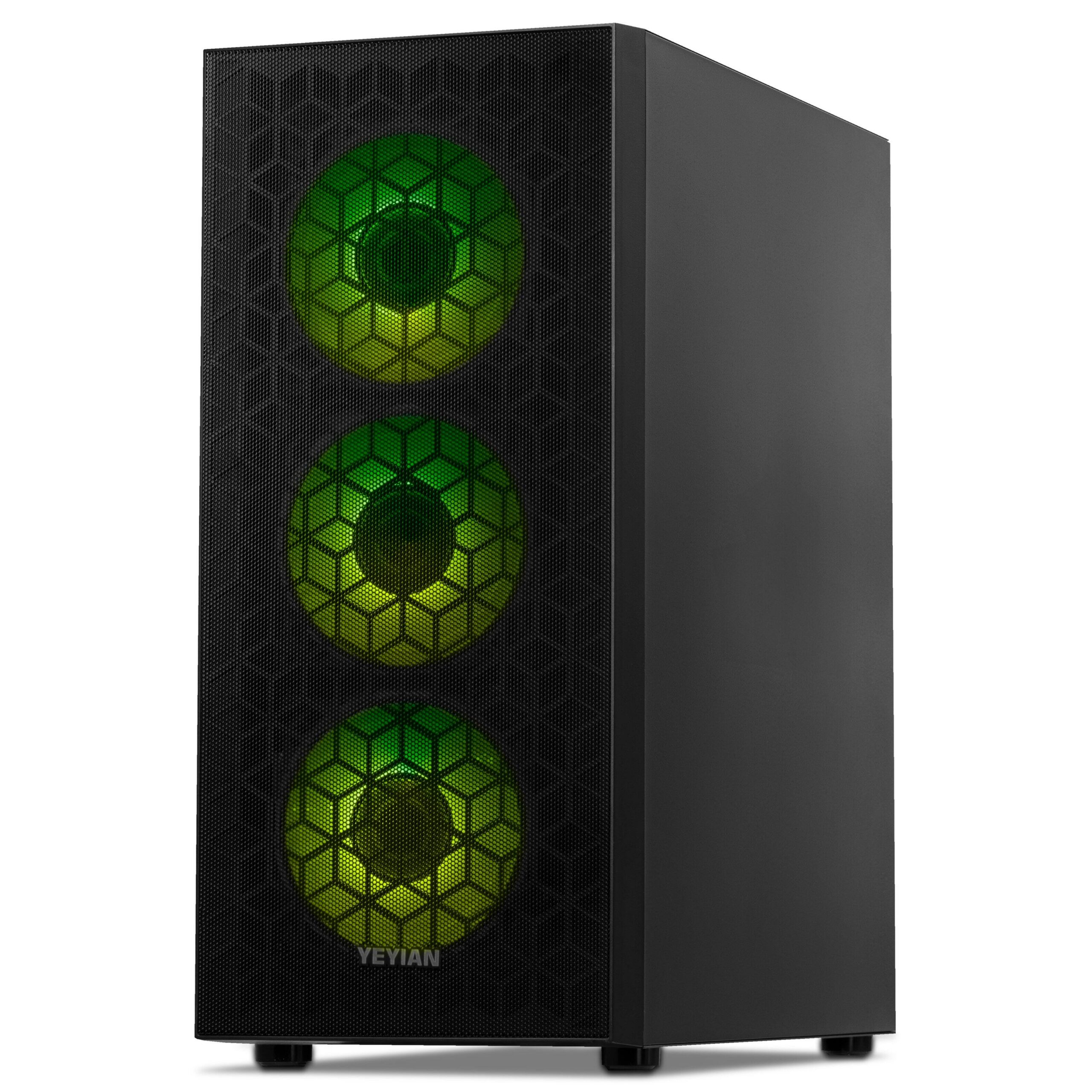 YEYIAN - Gaming PC. Ryzen 5 8400F, NVIDIA RTX 5050, 1TB NVMe, 16GB DDR5, 650W 80+ GOLD, W11. YPA-YU84F0B-5501U - Black - Image 4