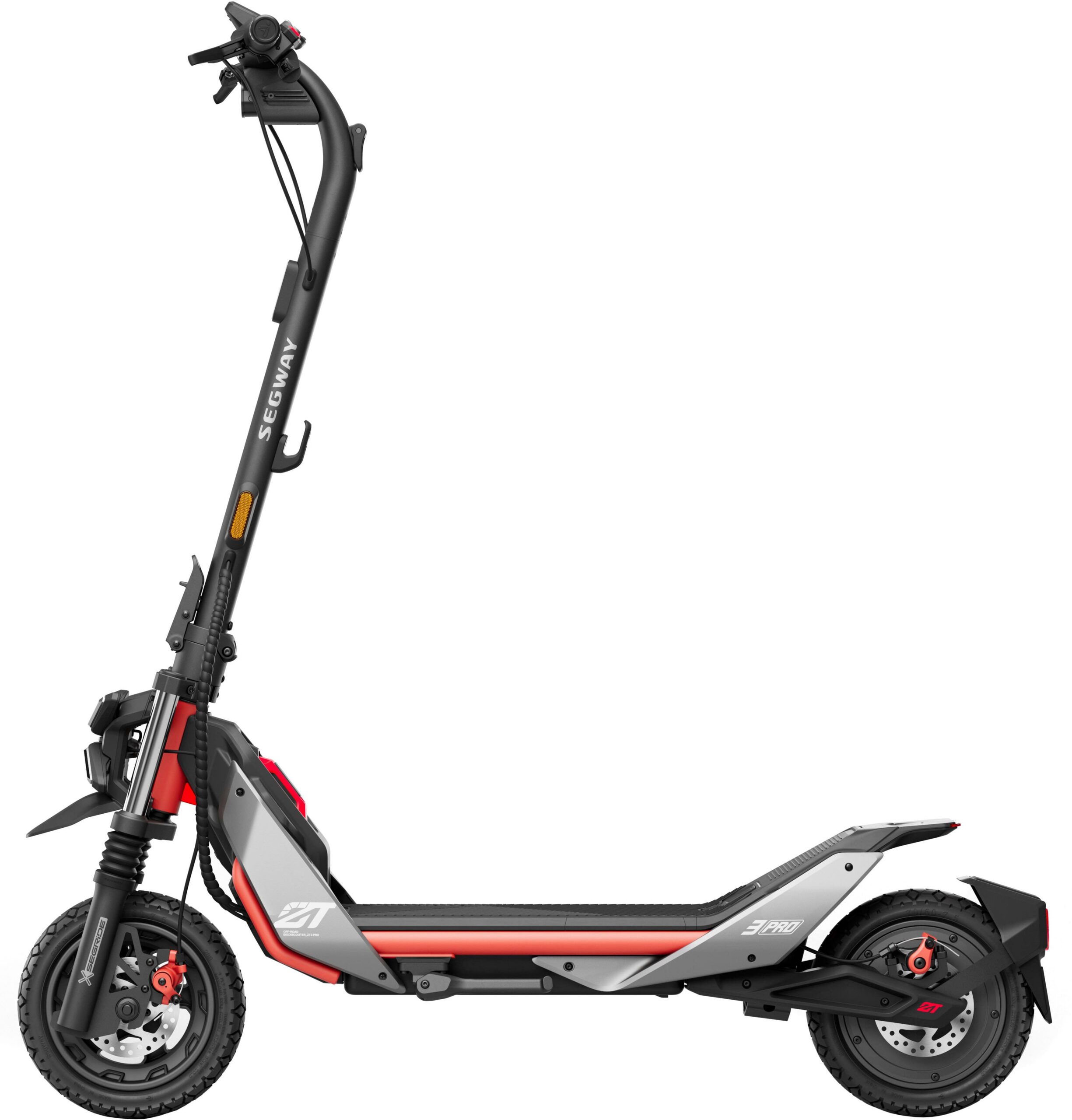 Segway - ZT3 Pro Kick Scooter w/43.5 Max Operating Range & 24.9mph Max Speed - Black - Image 3