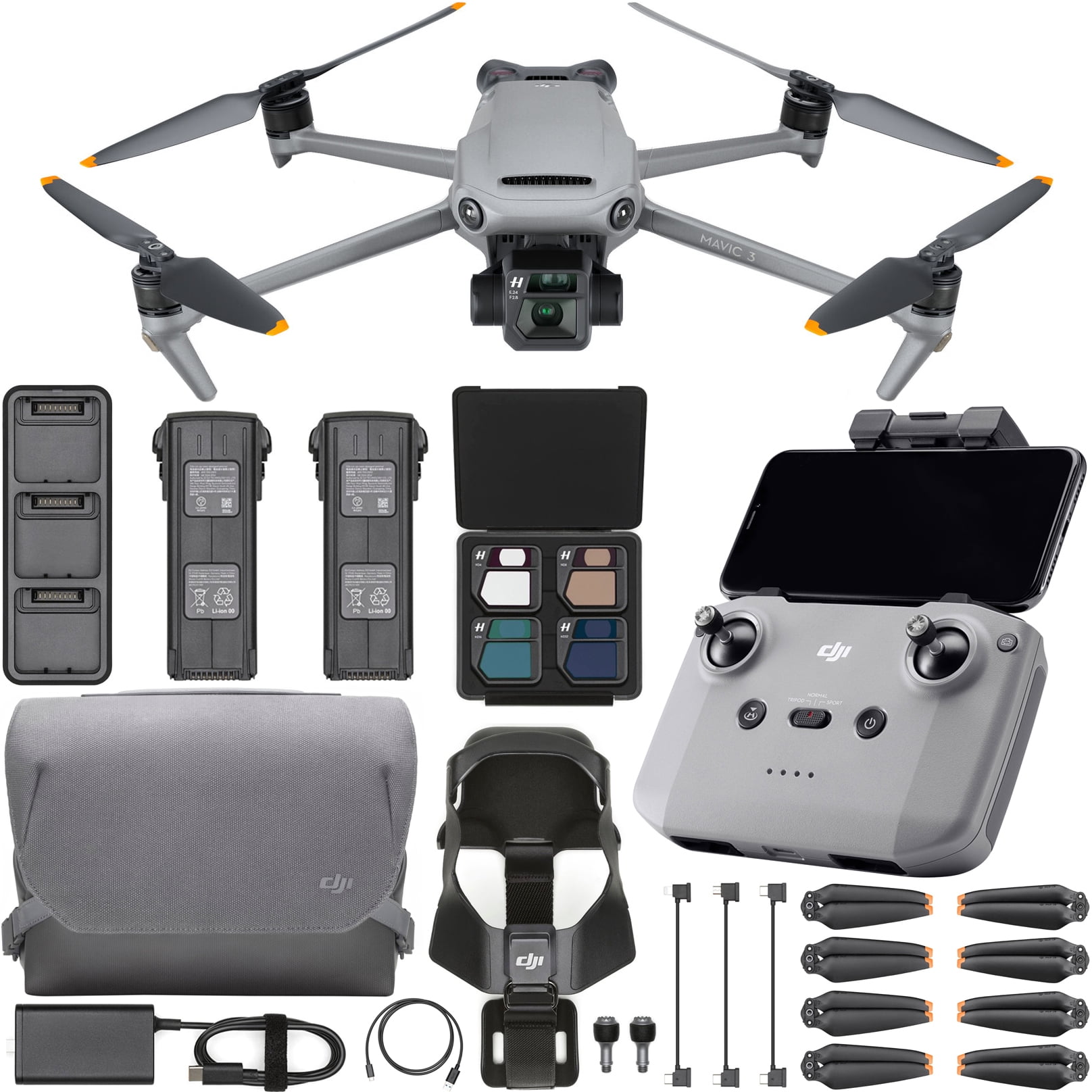 Open Box DJI Mavic 3 Quadcopter 5.1K Video Resolution Aerial Drone