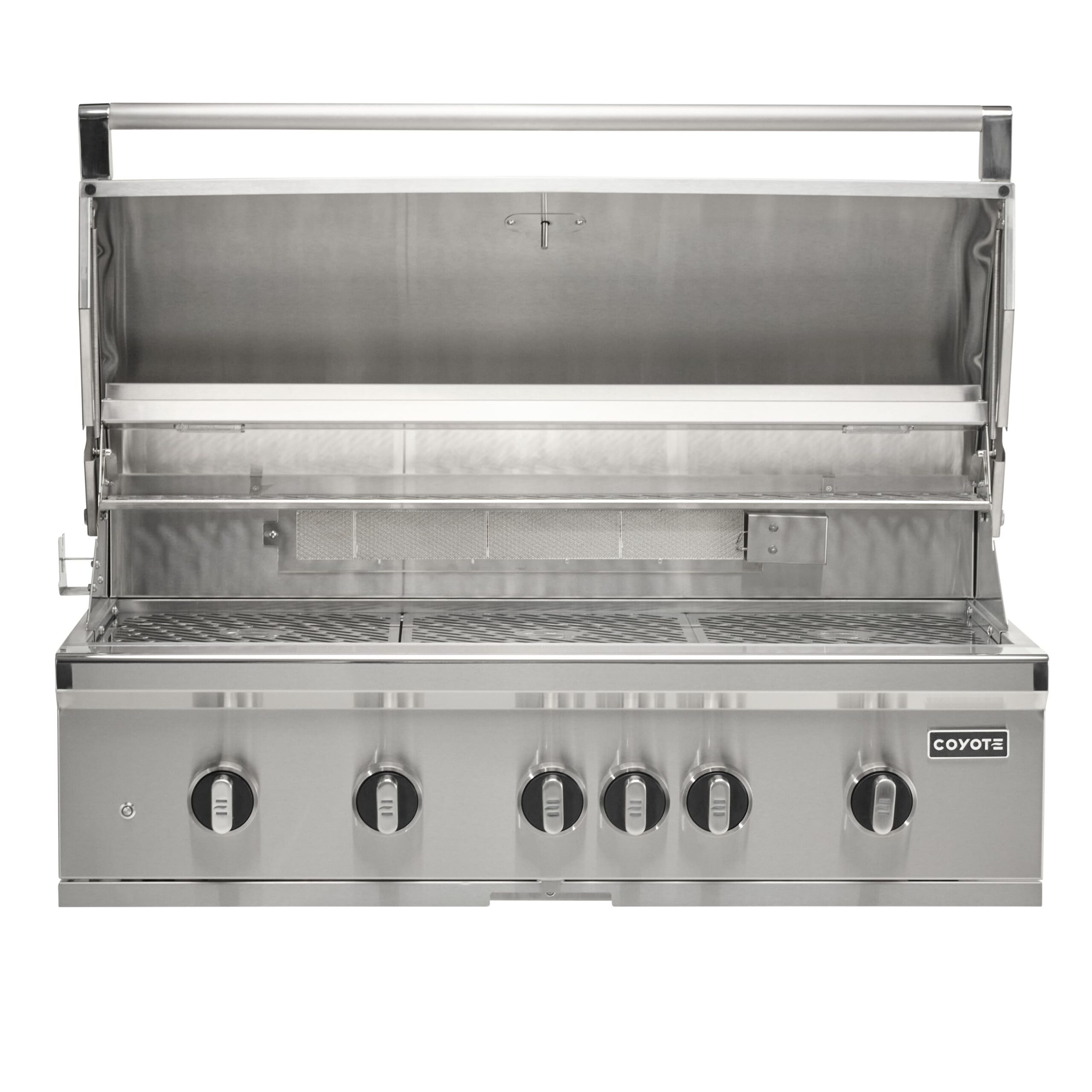 42" Coyote Outdoor Living SL-Series Built-In Natural Gas (NG) Grill - Stainless Steel - Image 2